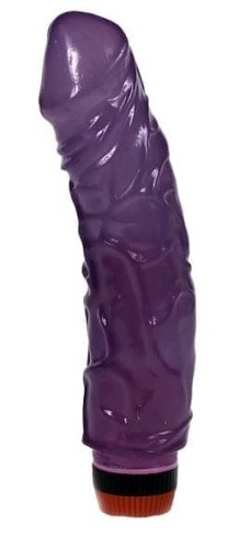 Seven Creations Jelly vibator lavender - Вибратор гелевый, 20Х4,5 см