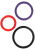 Toy Joy Triple Rings Multicolor 3Pcs - эрекционные кольца