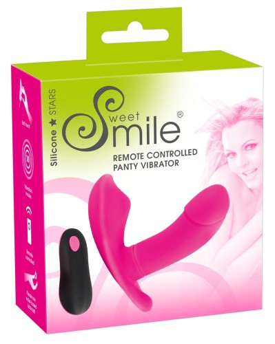 Sweet Smile Remote Controlled Panty Vibrator стимулятор точки G в трусики, 10.7х3.2 см