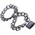 Tom of Finland Locking Chain Cuffs - металлические манжеты Tom of Finland Locking Chain Cuffs - металлические манжеты