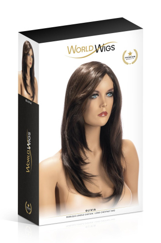 World Wigs Olivia Long Chestnut - Перука (каштановий) - купити в Києві, Україні