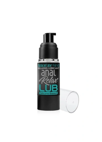 Amoreane Anal Relax - Анальная смазка (30 мл) силиконовая основа, натуральные экстракты, дозатор