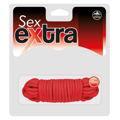 Веревка для связывания Nanma Sex Extra Love Rope, 10 м (красный)