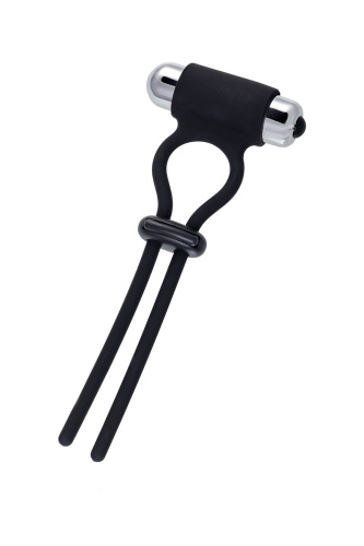 Toyfa A-Toys Erection Enhancing Lasso Jat - лассо с вибрацией, 14 см (черный)