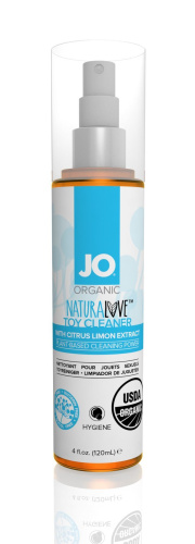 System JO Naturalove Organic Toy Cleaner - органический очиститель для секс игрушек, 120 мл