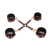 Кожаная крестовина Liebe Seele Wine Red Hogtie Кожаная крестовина Liebe Seele Wine Red Hogtie