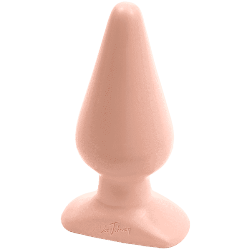 Doc Johnson Classic Butt Plug Smooth Large - Анальная пробка большая, 13Х6 см (телесный)