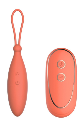 Dream Toys Charismatic Celia - Виброяйцо с дистанционным пультом управления, 10,3 см (оранжевый)
