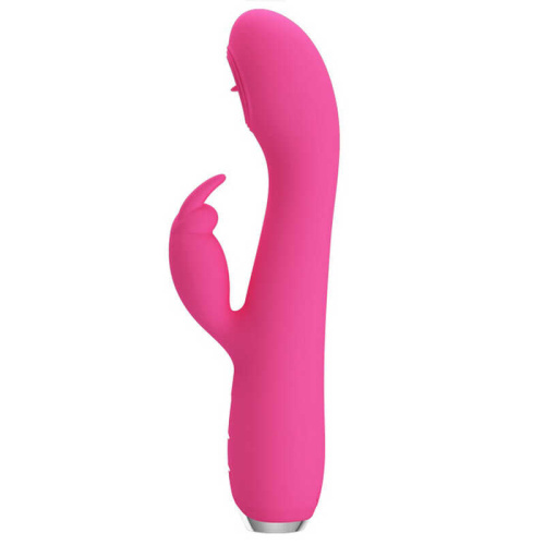 Pretty Love Rachel Licking Vibrator - вибратор-кролик с имитацией оральных ласк, 19.9х3.5 см