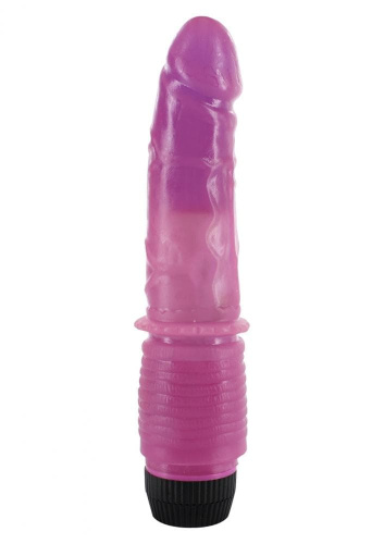 Реалистичный вибратор Seven Creations Jelly Purple, 18 см