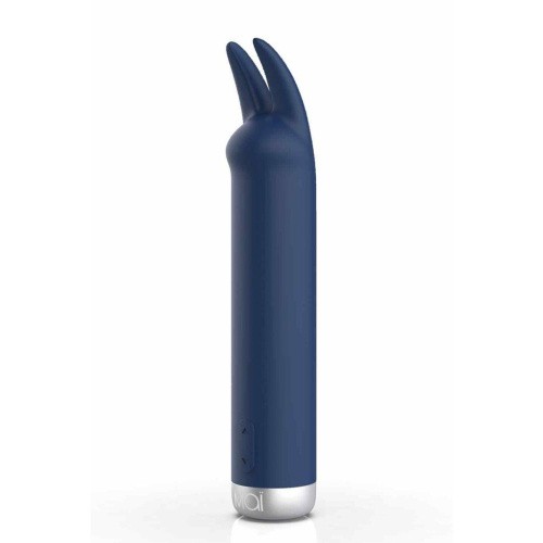 Mai Attraction Pleasure Toys Silver Edition Bunny - Вибратор, 15.3х2.8 см