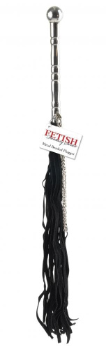 Флогер Fetish Fantasy Beaded Metal Flogger, 36 см