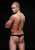 Baci Microfiber Thong - Мужские трусы черно-белый, M/L Baci Microfiber Thong - Мужские трусы черно-белый, M/L