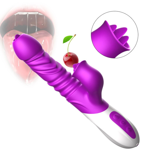 Boss Silicone Heating Vibrator - Вибратор, 24 см (фиолетовый)