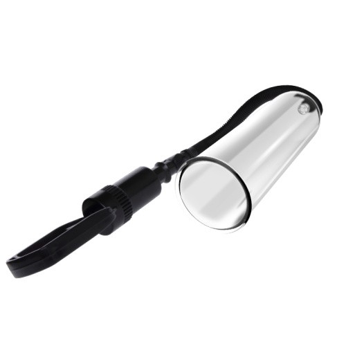 Penis Pump - Вакуумная помпа с насадками, 19х5.5 см (прозрачный)