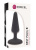 Dorcel Best Plug S анальна пробка м'який soft-touch силікон, 12х3.1 см (чорний) - купити в Києві, Україні