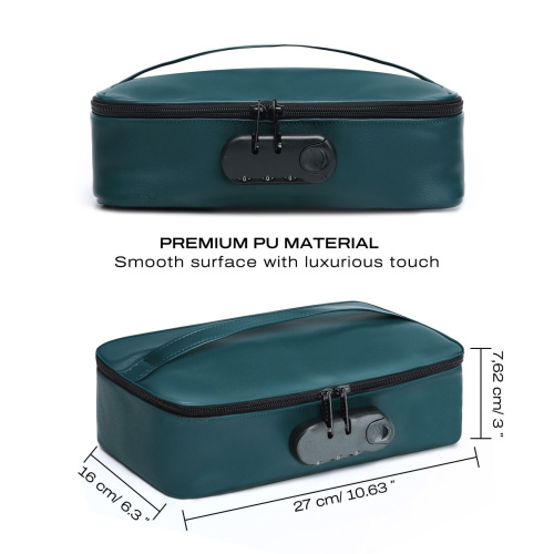 Кейс для іграшок зкодовим замком Dorcel Diskret Box Luxury Green - купити в Україні | Секс шоп SEX-SHOP.ua