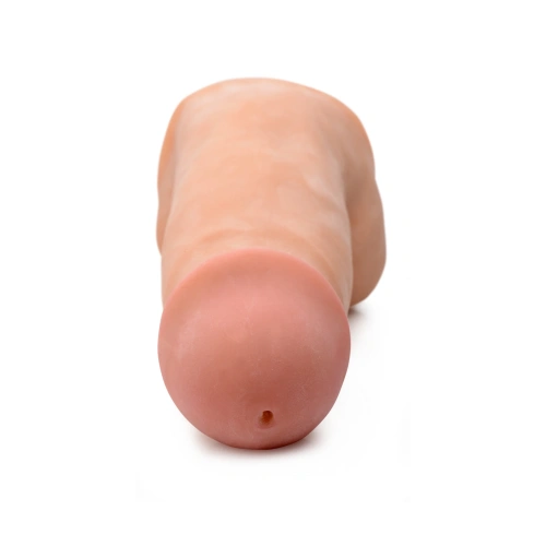 Loadz 7" Dual Density Squirt Dildo - фаллоимитатор с эякуляцией, 18.5х5 см (телесный)