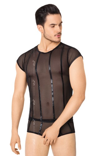 SoftLine Shirt and Shorts 4608 - Футболка та труси чоловічі, M/L (чорні) - купити в Києві, Україні