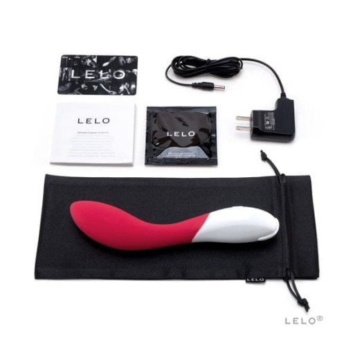 Lelo Mona 2 - Вибратор для точки G, 20х3,5 см (красный)