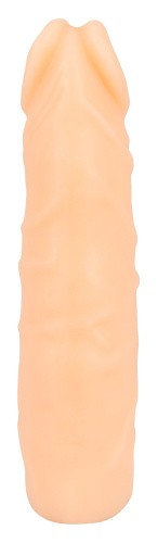 Nature Skin Sleeve With Bullet - Насадка, що подовжує, на пеніс, +до 3.8 см (тілесний) - купити в Києві, Україні