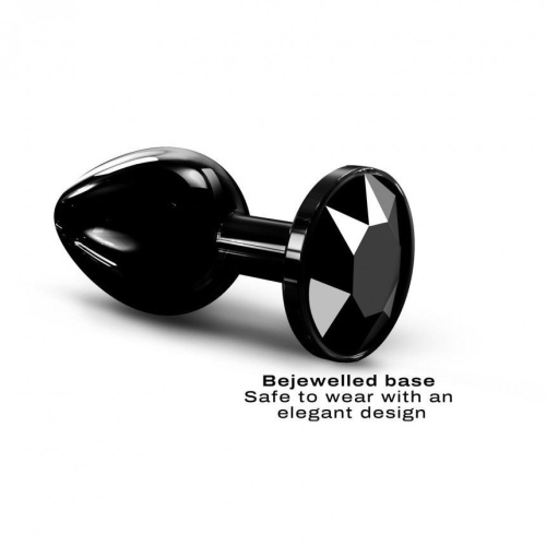 Dorcel - Diamond Plug - Металева анальна пробка з прикрасою у вигляді кристала (чорна) М - купити в Києві, Україні