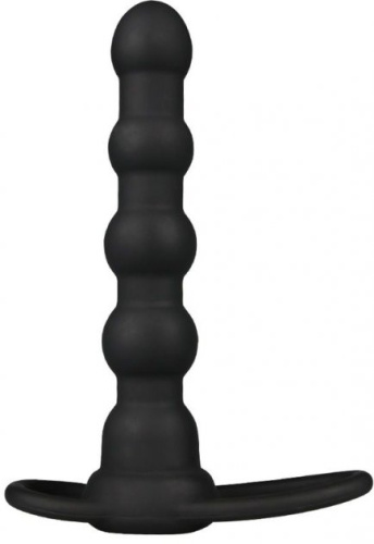 LoveToy Vibrating Rock Balled Double Prober - Насадка для двойного проникновения, 16х3 см
