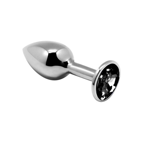 Alive Mini Metal Butt Plug - Анальна пробка - M, 8х3.4 см (чорна) - купити в Києві, Україні