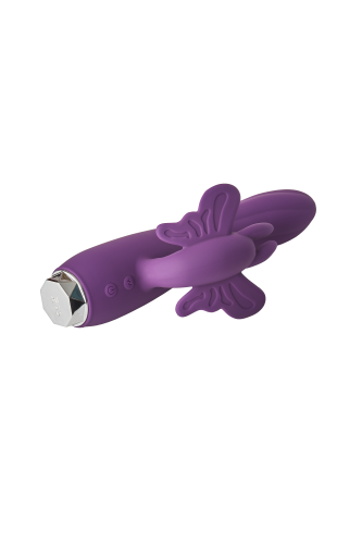 Dream Toys Flirts Butterfly - Вибратор-кролик, 17 см (фиолетовый)