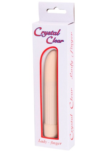 Seven Creations Lady Finger mini - Миниатюрный вибратор, 13х2.5 см (белый)