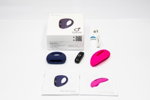 Кліторальний стимулятор і ерекційне кільце Magic Motion-Candy & Dante Kit - купити в Києві, Україні