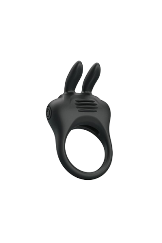 Pretty Love Davion Penis Ring Black - Ерекційне віброкільце, 7,4 см (чорний) - купити в Києві, Україні
