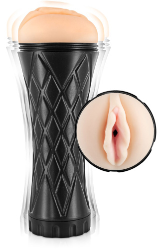 Real Body Real Cup Vagina Vibrating - мастурбатор-вагина, 16 см