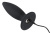 Orion Black Velvets Recharge Plug L - Анальная пробка с вибрацией, 14,7х4,4 см (черный)