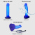 Светящийся дилдо Strap-On-Me Glow-LED Dildo Purple - M Светящийся дилдо Strap-On-Me Glow-LED Dildo Purple - M