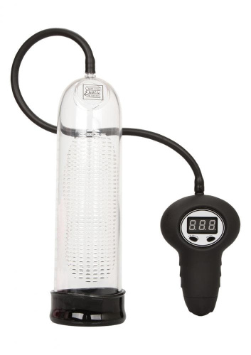 California Exotic Novelties Power Pump Clear - Автоматическая помпа, 25.5х6 см