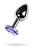 Toyfa - Silver anal plug with gem - Анальная пробка с камушком, 7х2.5 см (сиреневый) Toyfa - Silver anal plug with gem - Анальная пробка с камушком, 7х2.5 см (сиреневый)