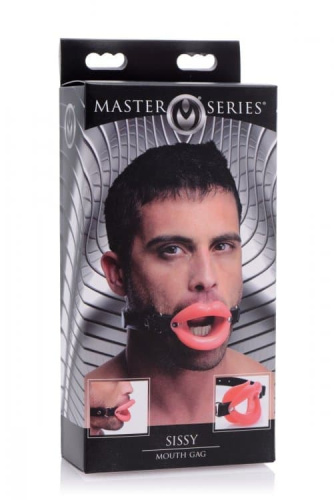 Master Series Sissy Mouth Gag - Расширитель рта в форме пышных губ