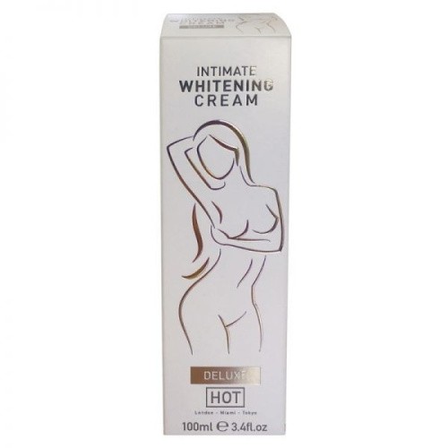 Hot Intimate Whitening Cream Deluxe - Крем для відбілювання шкіри, 100 мл - купити в Києві, Україні
