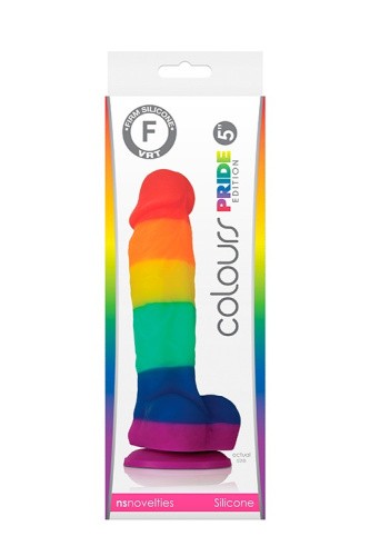 NS Novelties Pride Edition Dildo 5" фаллоимитатор, 13,3х3,7 см