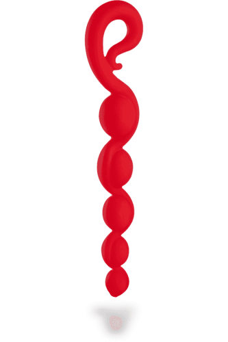 Fun Factory Bendybeads - анальне намисто, 18.5х3.5 см (червоний) - купити в Києві, Україні