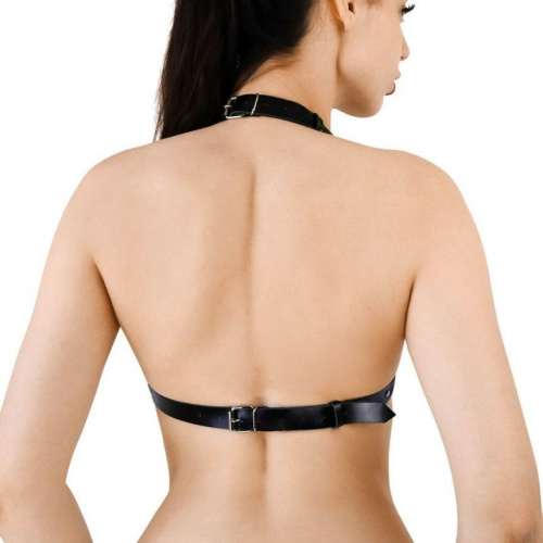 Art of Sex - Aiden Leather harness - Женская портупея, L-2XL (чёрный)