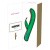 Champion Butterfly Vibrator Green - вибратор кролик с 7 режимами, 23х3 см