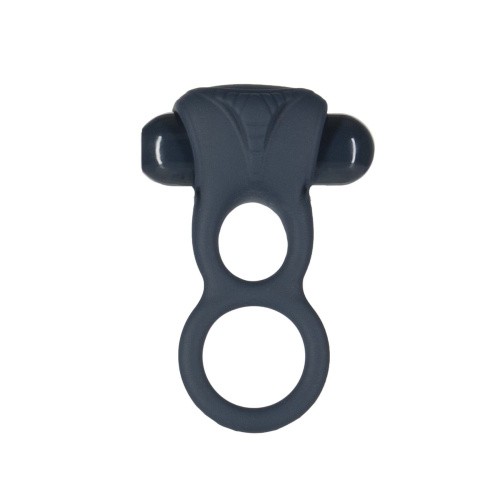 Lux Active Triad Vibrating Dual Cock Ring - подвійне віброкільце з пультом, 11х2.7 см (синій) - купити в Києві, Україні