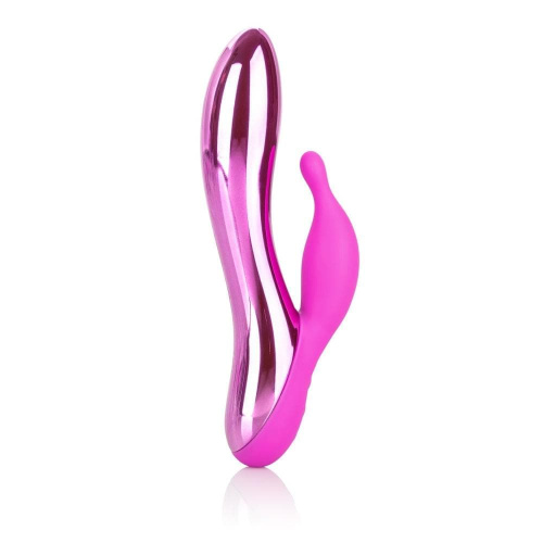 CalExotics DazzLED Brilliance - вибратор кролик с led подсветкой, 12.8х3.3см (розовый)