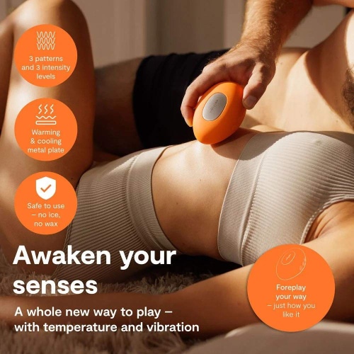 Вибратор для клитора We-Vibe Temp Tangerine