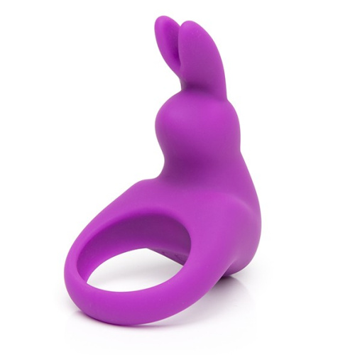 Happy Rabbit Rechargeable Cock Ring - Ерекційне віброкільце, 6,7 см (фіолетовий) - купити в Києві, Україні