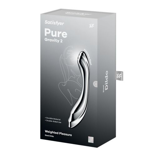 Металевий дилдо Satisfyer Pure Gravity 2 - купити в Україні | Секс шоп SEX-SHOP.ua
