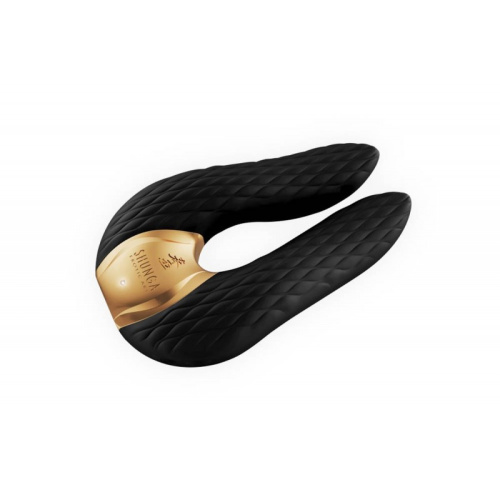 Shunga - Aiko Intimate Massager - Вибромассажер, 10.8х6.5 см (черный)
