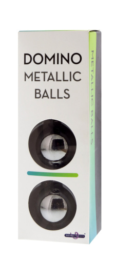 Seven Creations Domino Metallic Balls - Вагинальные металлические шарики, 3 см (хром)